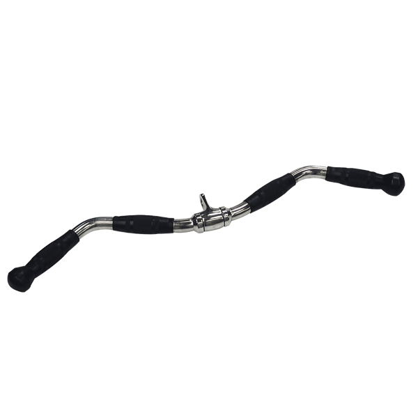 Body Solid Tools MB229RG Rubber Grip Revolving Curl Bar
