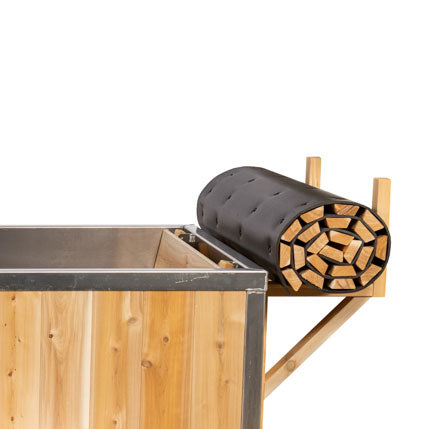 Dundalk LeisureCraft 36"x84" Roll Up Cover (Use without Wood Heater) - Knotty Cedar