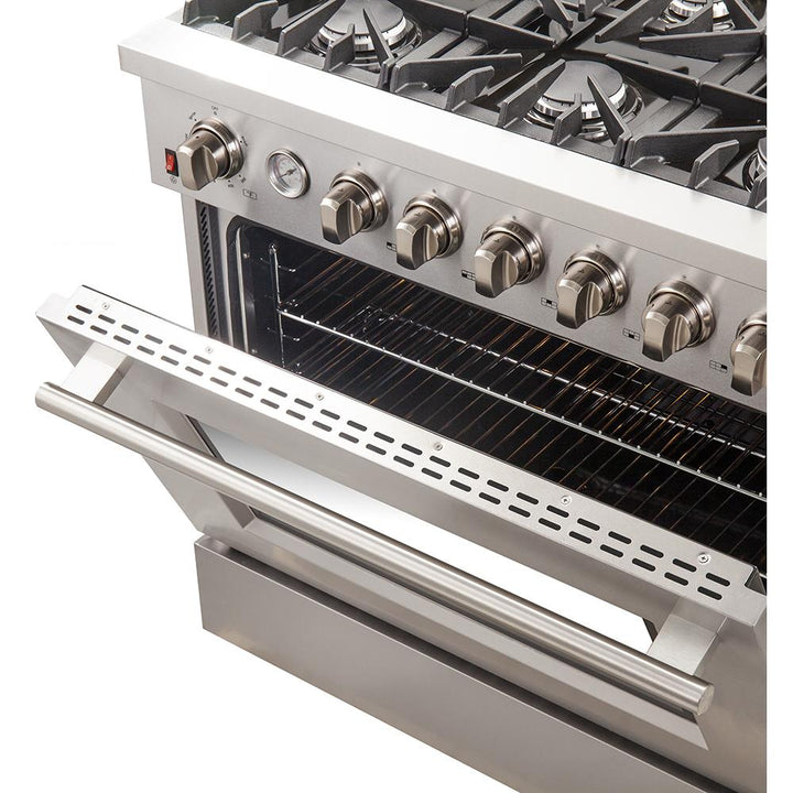 Forno 36-inch Freestanding Gas Range FFSGS6291-36