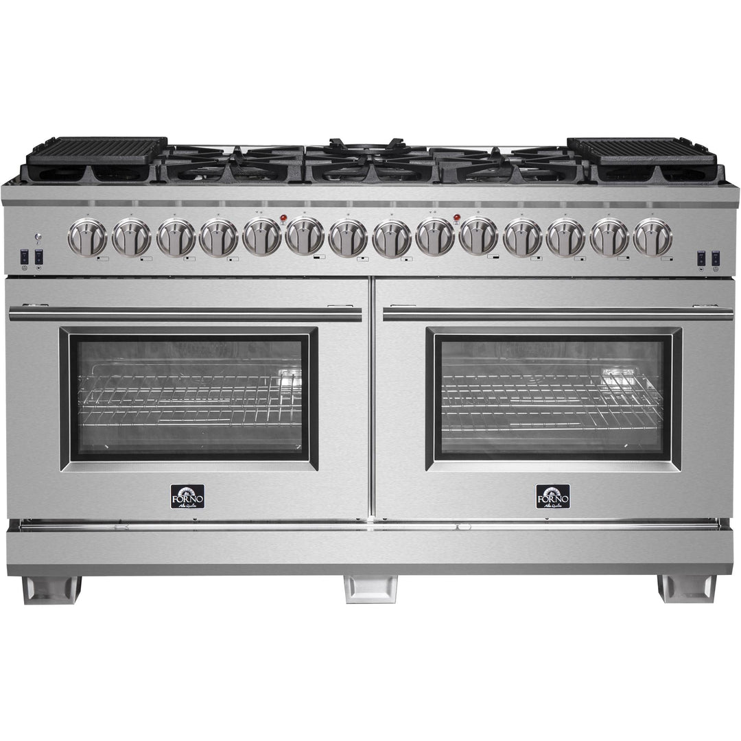 Forno Capriasca 60" Freestanding Dual Fuel Range FFSGS6187-60
