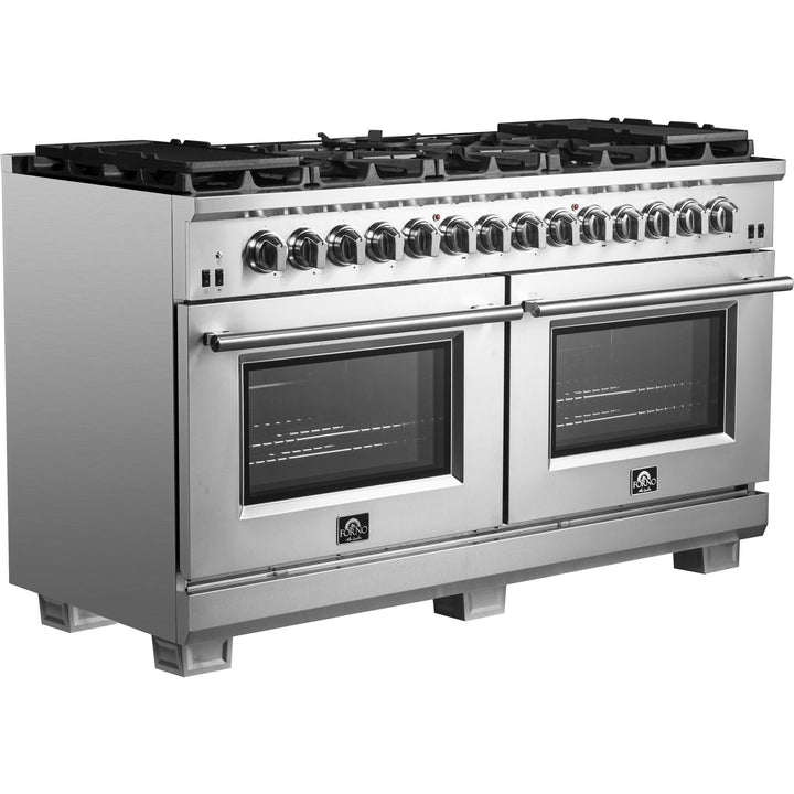 Forno Capriasca 60" Freestanding Dual Fuel Range FFSGS6187-60