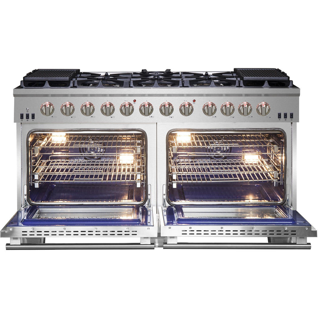 Forno Capriasca 60" Freestanding Gas Range FFSGS6260-60