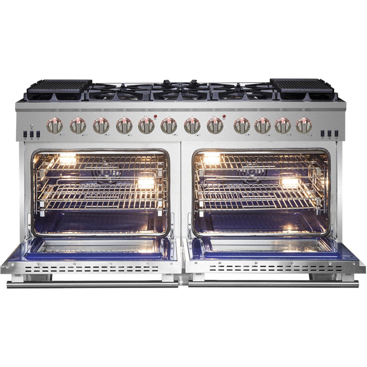 Forno Capriasca 60" Freestanding Gas Range FFSGS6260-60