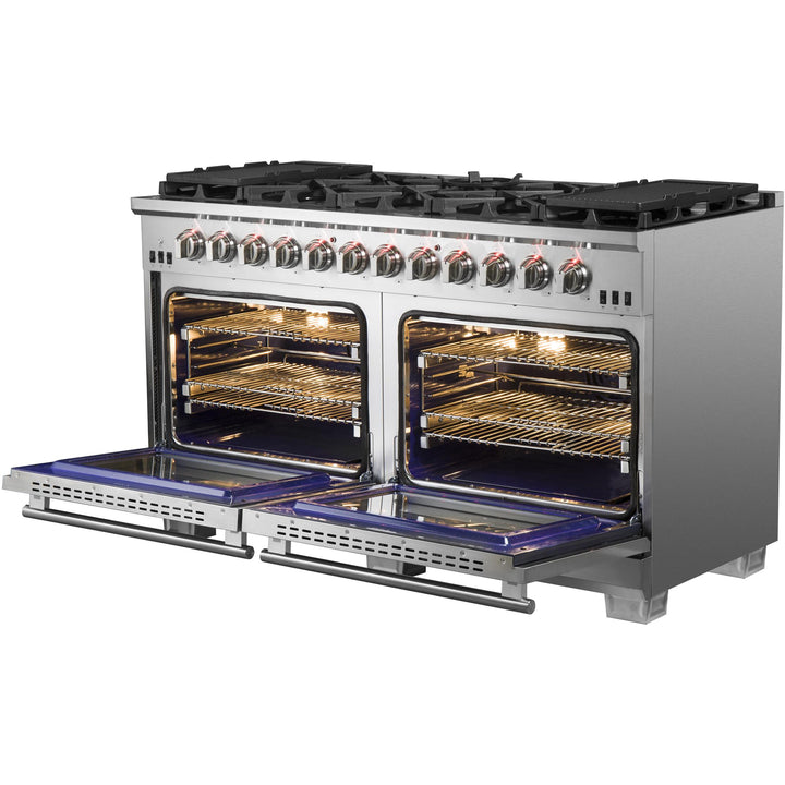 Forno Capriasca 60" Freestanding Gas Range FFSGS6260-60