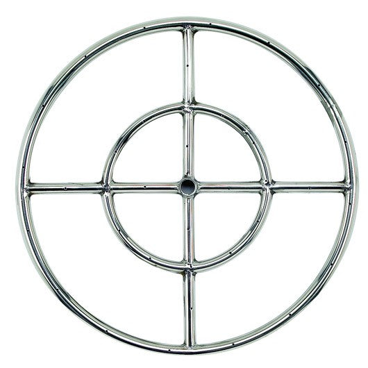 AFG - 18" Double Ring Stainless Fire Ring - SS-FR-18
