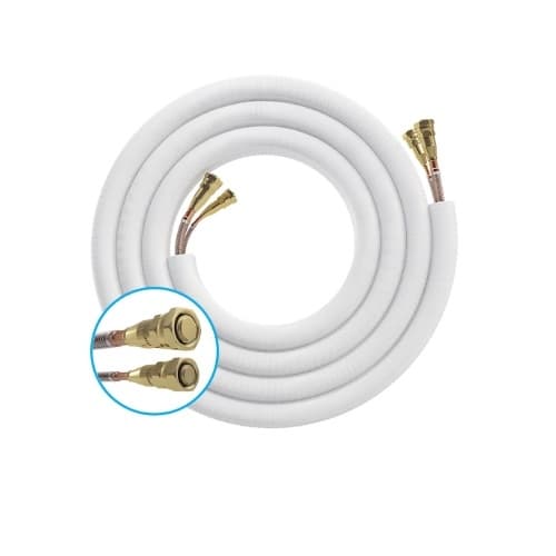 Mr Cool 25ft 3/8 x 5/8 Lineset for DIY 24K & 36K Indoor, DIY25-3858