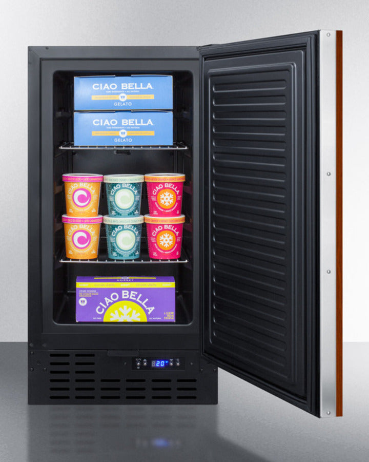 Summit 18" Frost-Free Built-In All-Freezer with Integrated Door Frame - SCFF1842IF