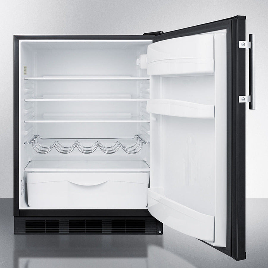 Summit 24" Wide All-Refrigerator - FF63BK
