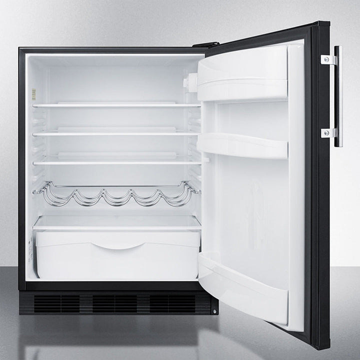 Summit 24" Wide All-Refrigerator - FF63BK