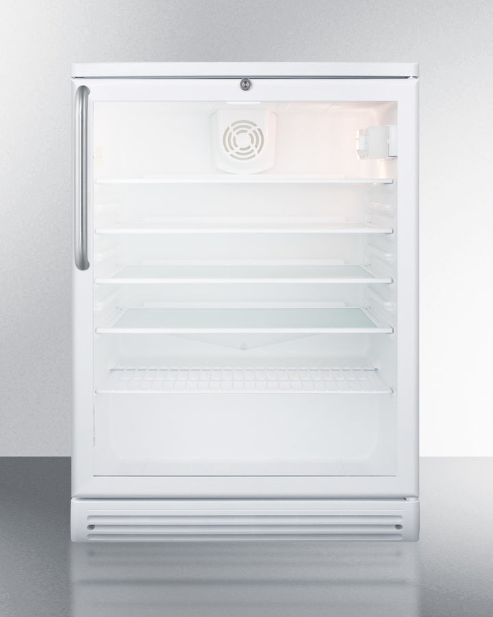Summit 24" Wide Beverage Center with Towel Bar Handle - SCR600GLTB