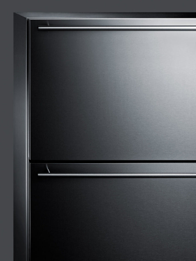 Summit 24" Wide Built-In 2-Drawer All-Freezer - CL2F249