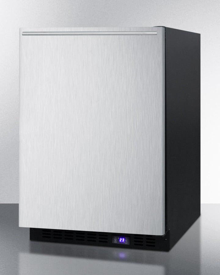 Summit 24" Wide Built-In All-Freezer with Horizontal Handle - SCFF53BXSSHH