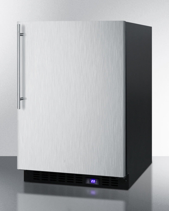 Summit 24" Wide Built-In All-Freezer with Thin Handle - SCFF53BXSSHV