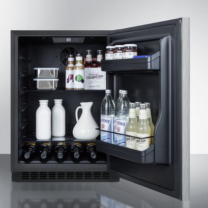 Summit 24" Wide Built-In All-Refrigerator ADA Compliant - AL54CSSHH