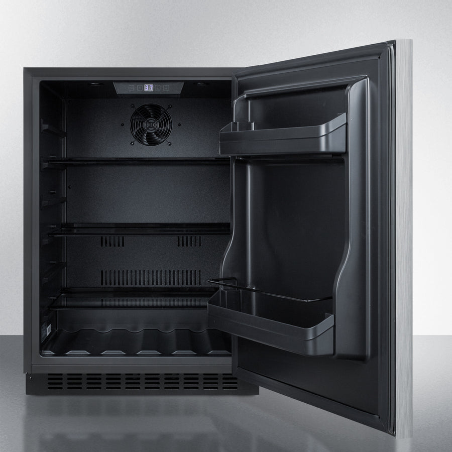 Summit 24" Wide Built-In All-Refrigerator ADA Compliant - AL54CSSHH