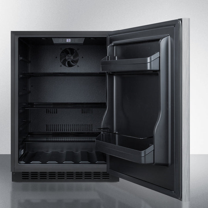 Summit 24" Wide Built-In All-Refrigerator ADA Compliant - AL54CSSHH