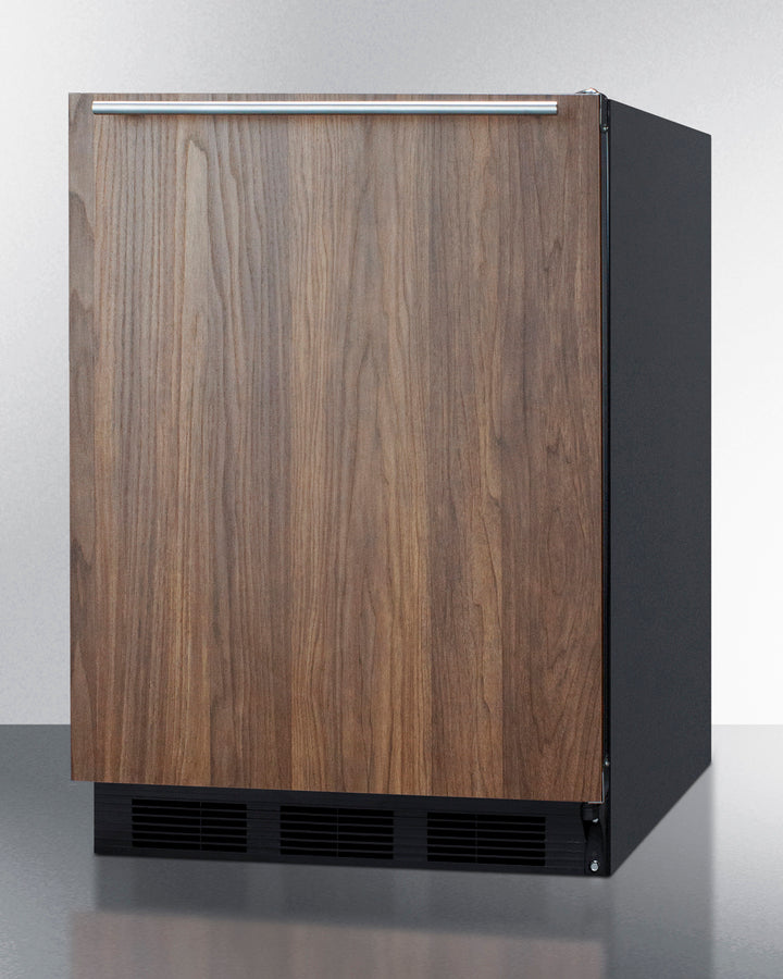 Summit 24" Wide Built-In All-Refrigerator With Wood Panel Door - FF63BKBIWP1