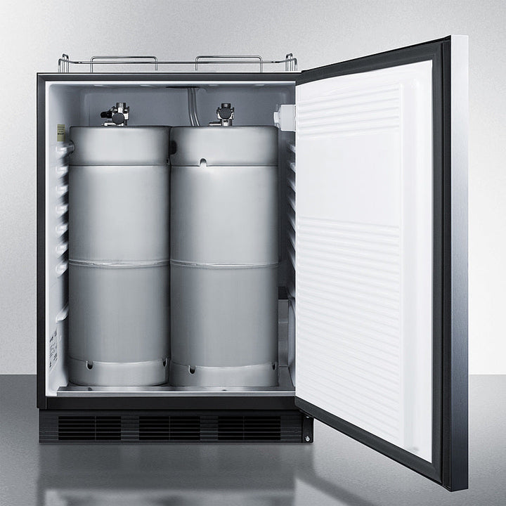 Summit 24" Wide Built-In Kegerator, ADA Compliant - SBC58BLBIADANK