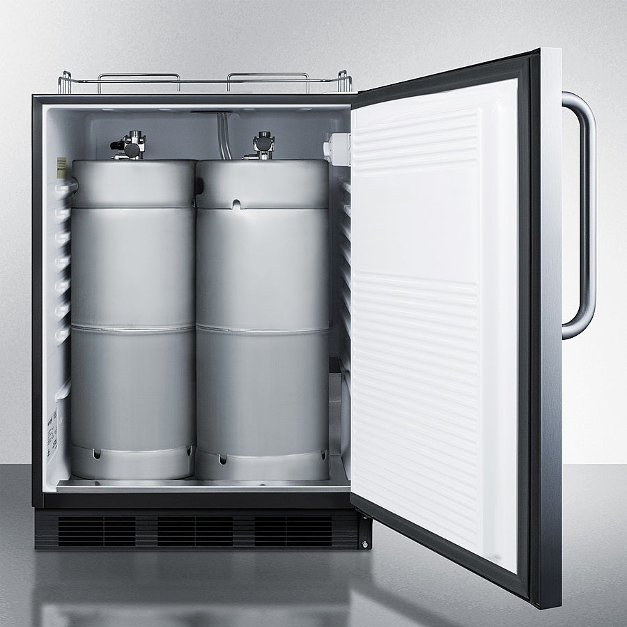Summit 24" Wide Built-In Kegerator, ADA Compliant - SBC58BLBICSSADANK