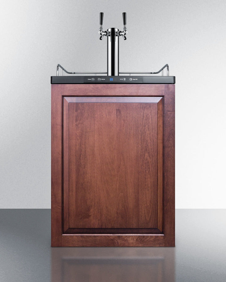 Summit 24" Wide Built-In Kegerator - SBC635MBIIFTWIN