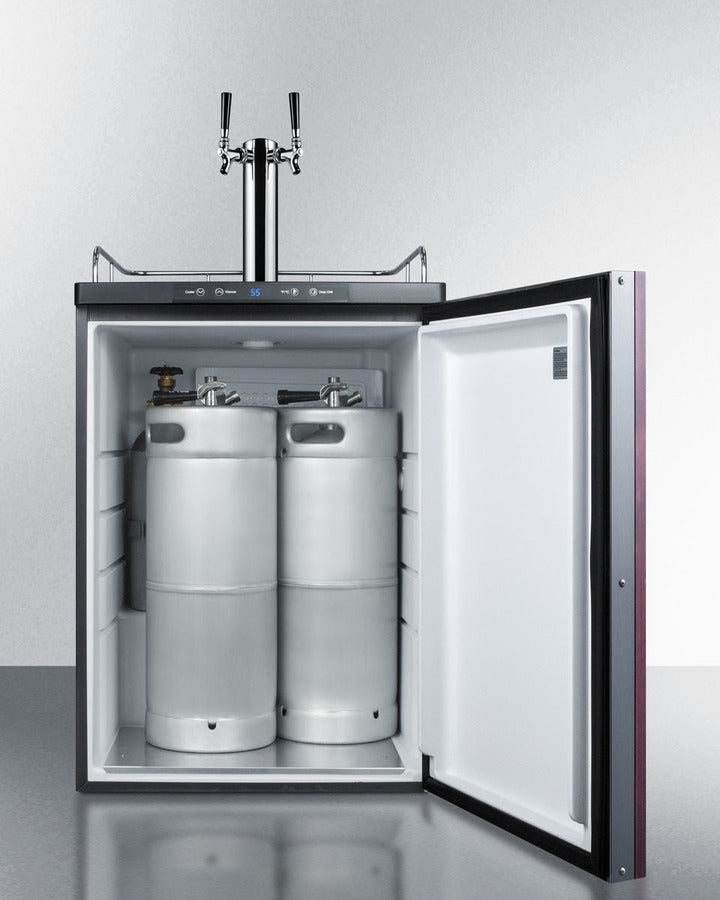 Summit 24" Wide Built-In Kegerator - SBC635MBIIFTWIN