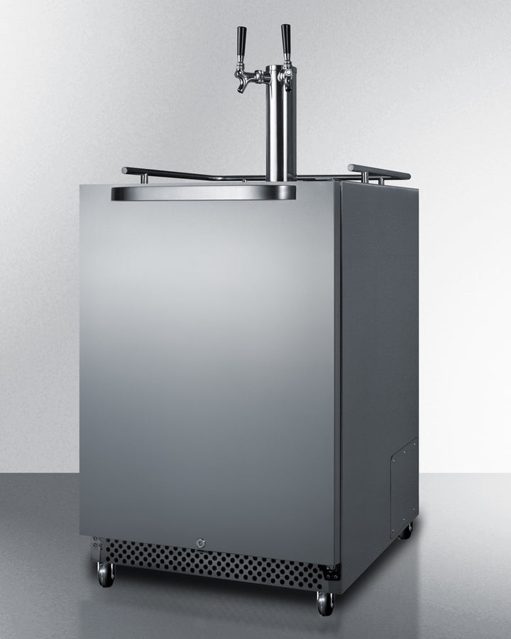 Summit 24" Wide Built-In Outdoor Wine Kegerator - SBC695OSWKDTWIN