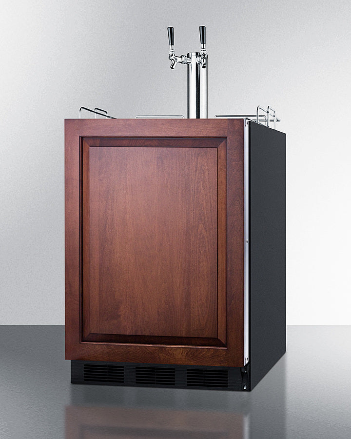 Summit 24" Wide Built-In Wine Kegerator, ADA Compliant - SBC58BLBIADAIFWKDTWIN
