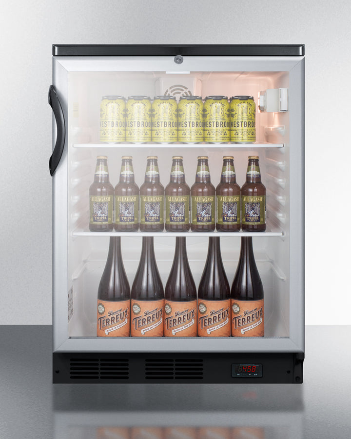 Summit 24" Wide Craft Beer Pub Cellar - SCR600BGLDTPUB