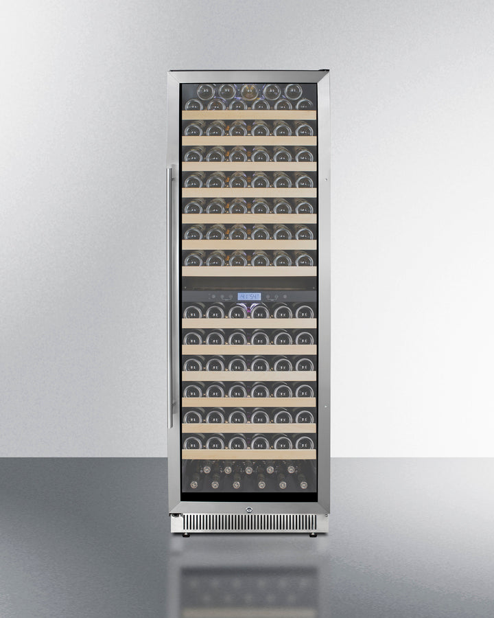 Summit 24" Wide Dual Zone Wine Cellar - SWC1966BCSS