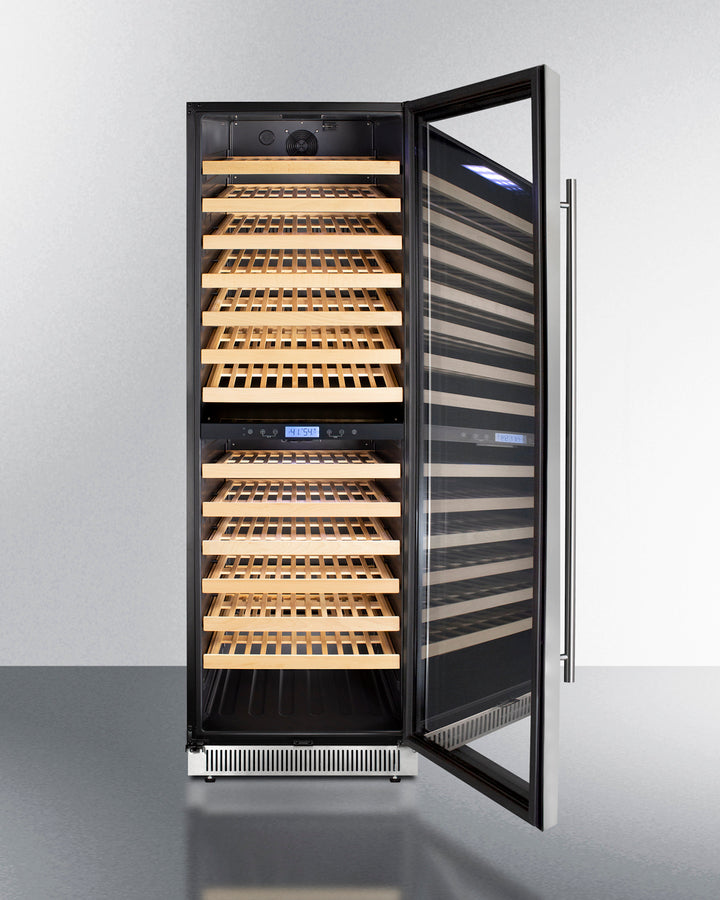 Summit 24" Wide Dual Zone Wine Cellar - SWC1966BCSS