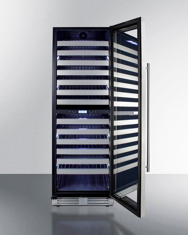 Summit 24" Wide Dual-Zone Wine Cellar - SWCP2163CSS