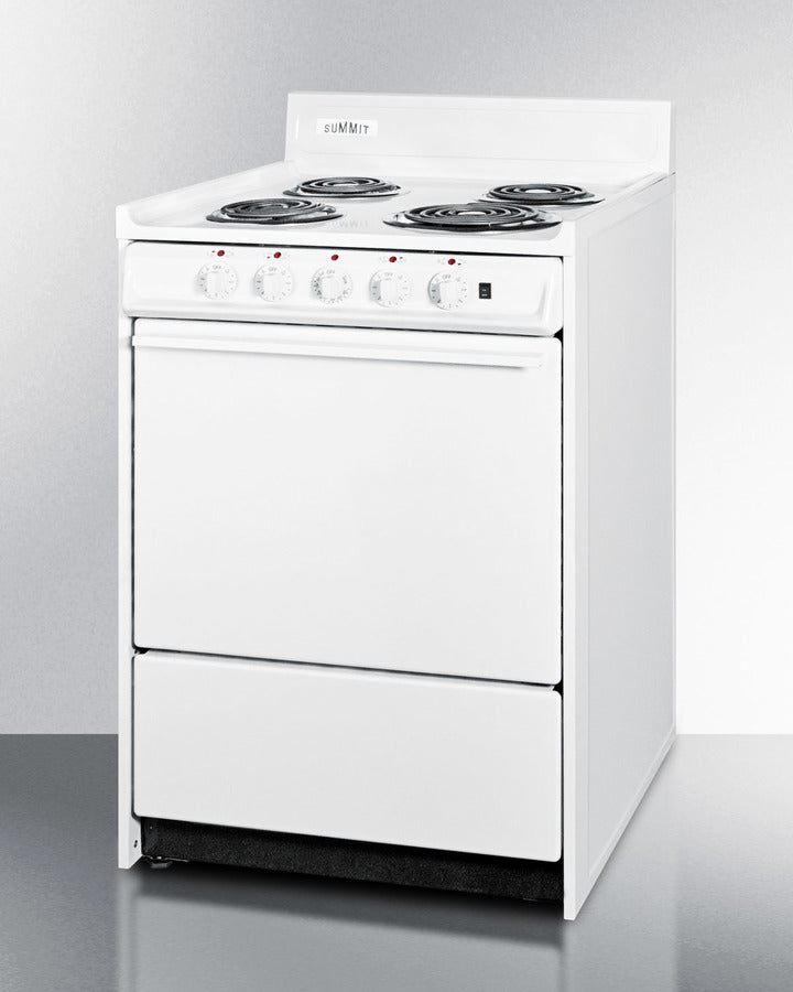 Summit 24" Wide Electric Coil Top Range - WEM6171Q