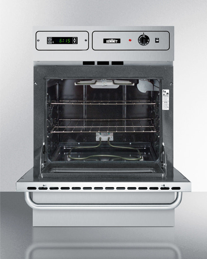 Summit 24" Wide Electric Wall Oven - TEM788BKW