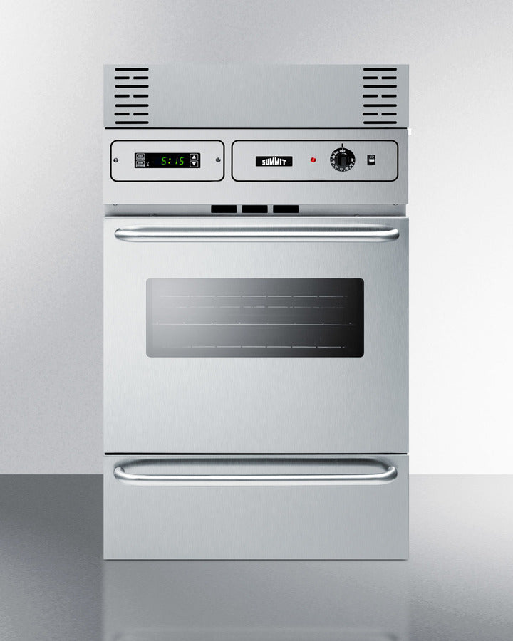 Summit 24" Wide Electric Wall Oven - TEM788BKW