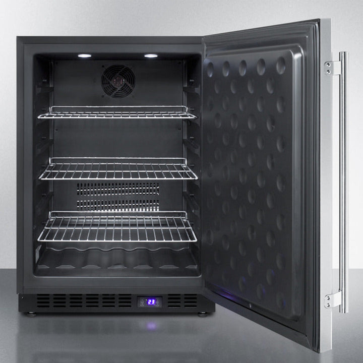 Summit 24" Wide Frost-Free Built-In All-Freezer - SCFF53BCSS