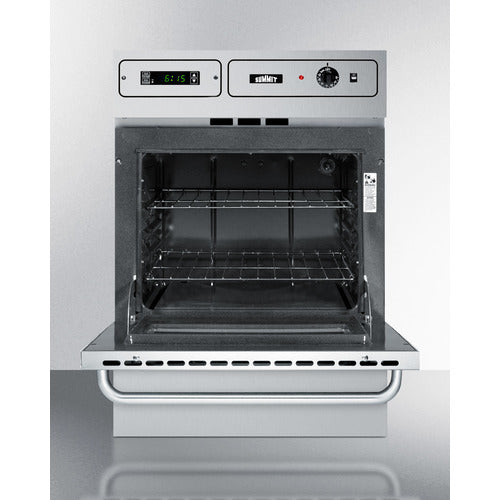 Summit 24" Wide Gas Wall Oven - TTM7882BKW
