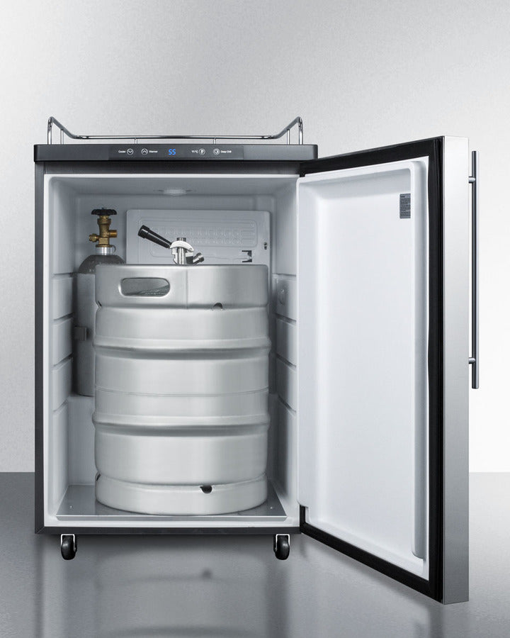 Summit 24" Wide Kegerator - SBC635M7NKSSHV
