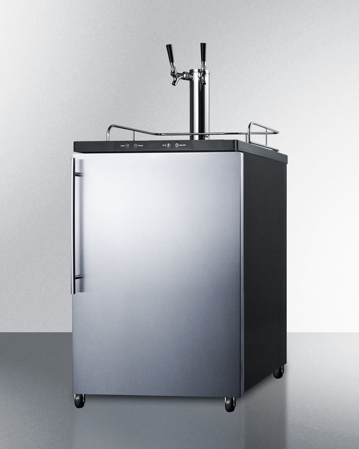 Summit 24" Wide Kegerator - SBC635M7SSHVTWIN
