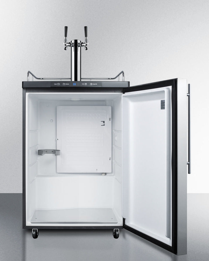 Summit 24" Wide Kegerator - SBC635M7SSHVTWIN