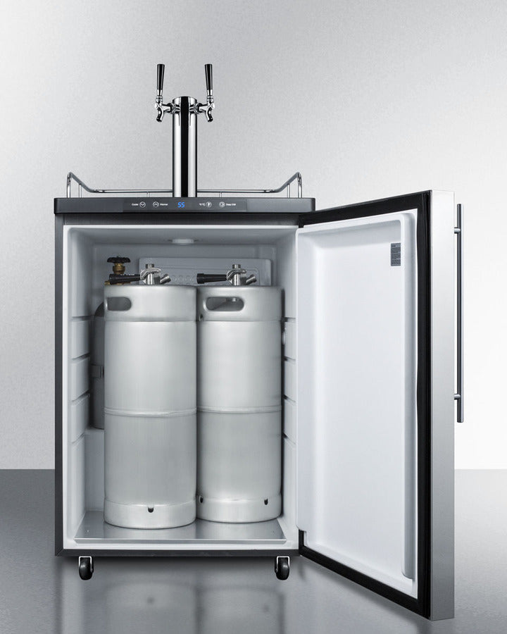 Summit 24" Wide Kegerator - SBC635M7SSHVTWIN