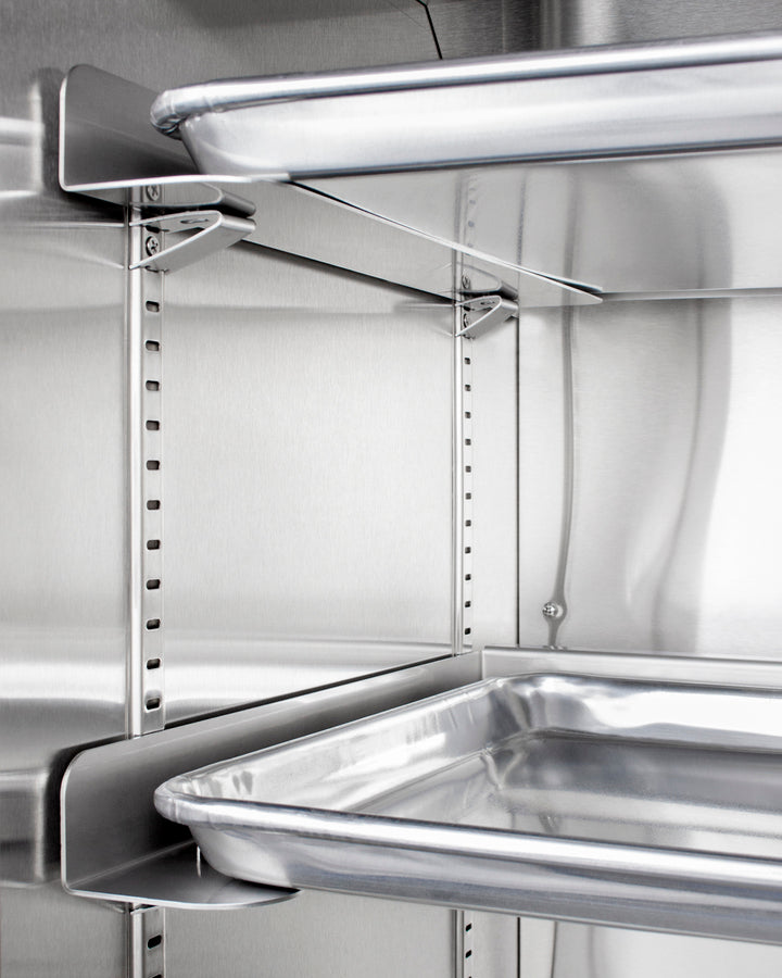 Summit 24" Wide Mini Reach-In All-Refrigerator with Dolly in White - FFAR12WRI