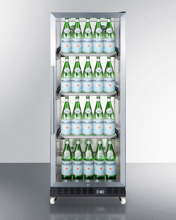 Summit 24" Wide Mini Reach-In Beverage Center with Dolly - SCR1156RI