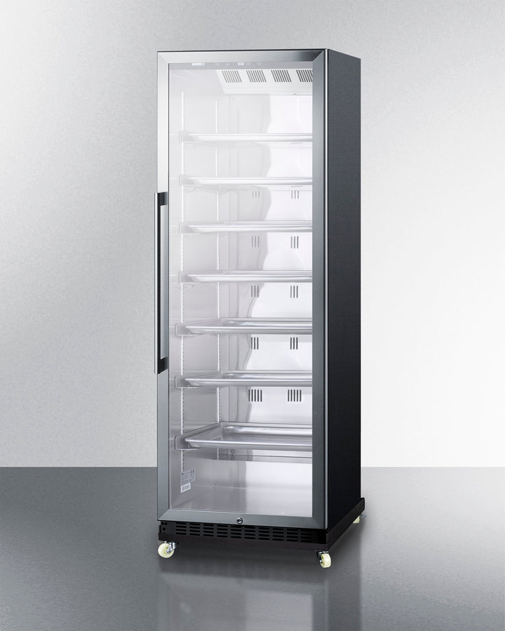 Summit 24" Wide Mini Reach-In Beverage Center with Dolly - SCR1401RI