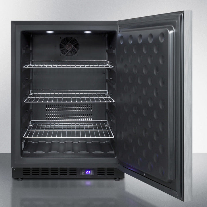 Summit 24" Wide Outdoor All-Freezer  - SPFF51OSCSSHH