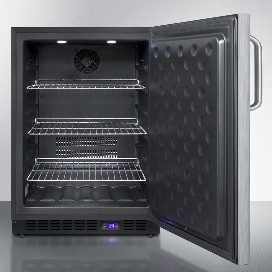 Summit 24" Wide Outdoor All-Freezer - SPFF51OSCSSTB