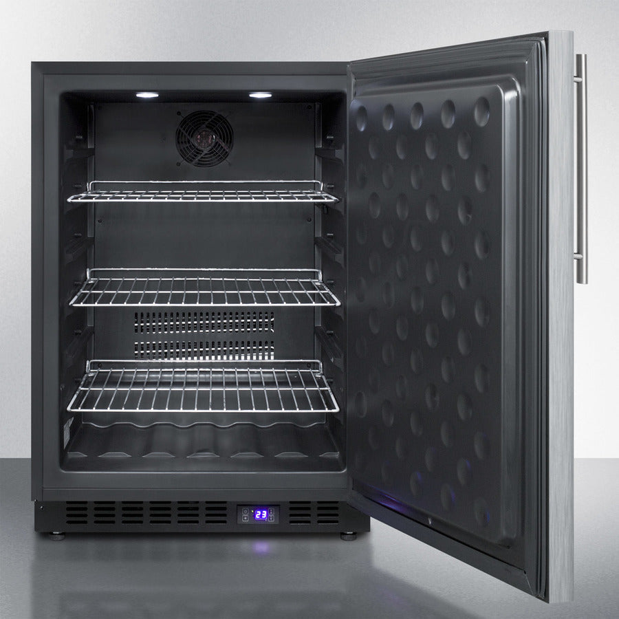 Summit 24" Wide Outdoor All-Freezer - SPFF51OSSSHV