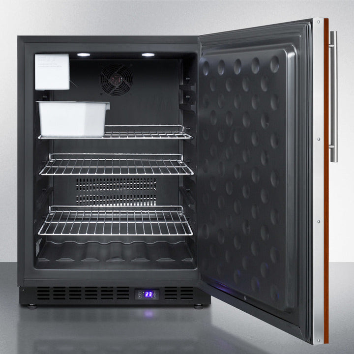 Summit 24" Wide Outdoor All-Freezer With Icemaker - SPFF51OSIFIM