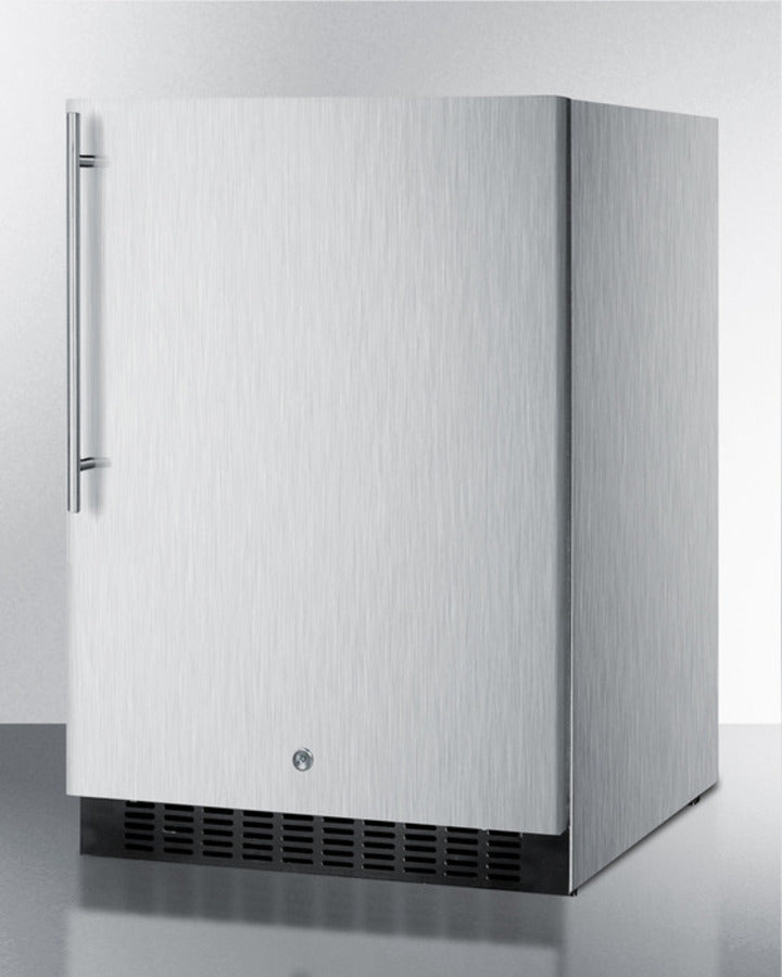 Summit 24" Wide Outdoor All-Refrigerator - SPR627OSCSSHV