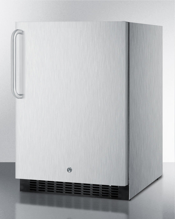 Summit 24" Wide Outdoor All-Refrigerator - SPR627OSCSSTB