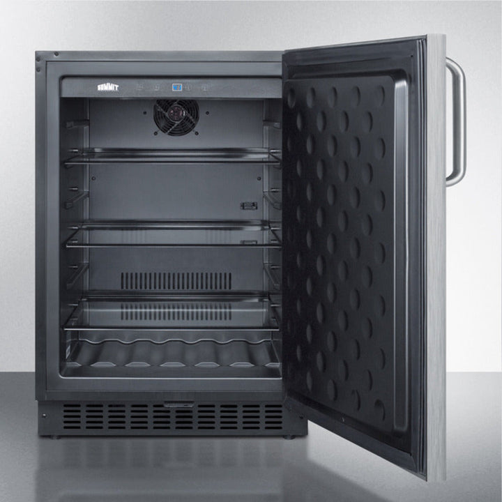 Summit 24" Wide Outdoor All-Refrigerator - SPR627OSCSSTB